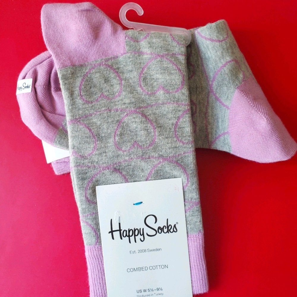 Happy Socks Combed Cotton Socks, 2 pairs